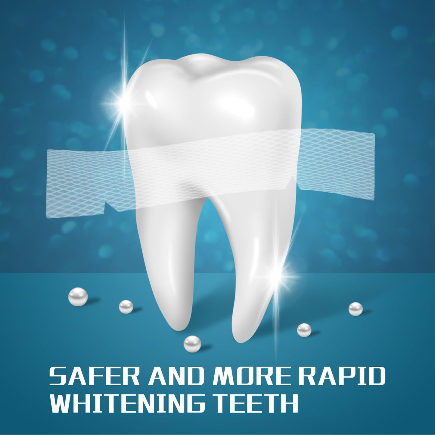 Bande Blanchiment Dentaire 28 Bandes - Blanchiment Dentaire Sans Peroxyde - Sans Sensibilité À La Douleur - Whitening Strips Efficace, Élimine Taches Café/Thé/Vin, Résultats Visibles Rapidement