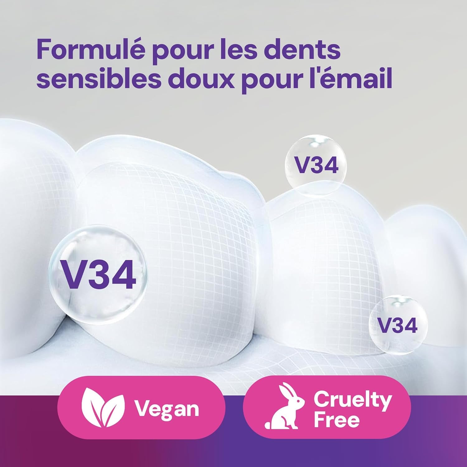 Bandes Blanchissantes Violettes – 21 Traitements | Éclaircissement Instantané Sans Peroxyde | Neutralise Le Jaune Et Illumine Le Sourire (42)